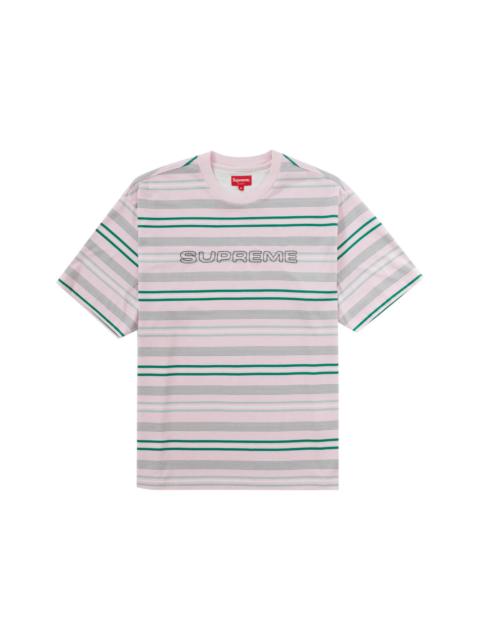 Supreme Supreme Dash Stripe S/S Top Pink - SS23KN77 PINK | REVERSIBLE