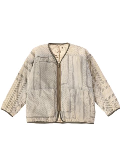 KIMONO LINER JKT (S) BANDANA P.W. GREY