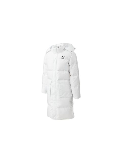 PUMA Teamliga Long Down Coat 'White' 539572-02