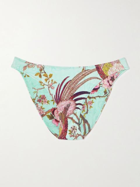 + Roberto Cavalli Signature Swim Mid-Coverage Briefs - Fagianella Multi