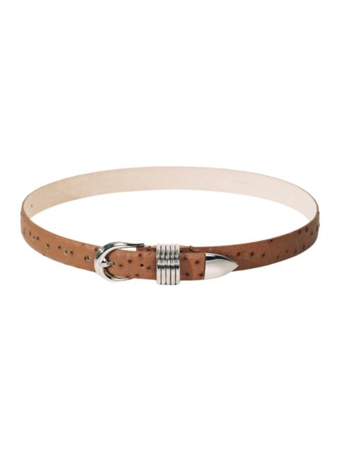 Ostrich Hollyhock Belt