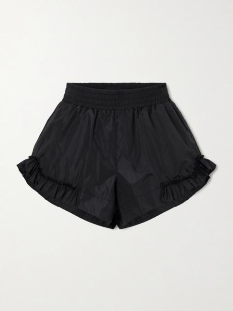 Ruffled Shell Shorts
