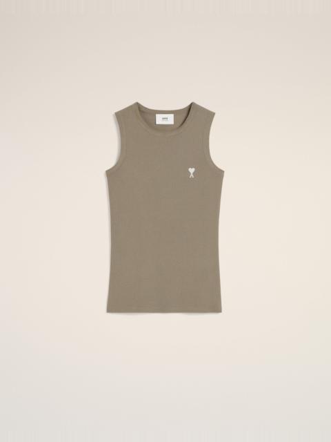 GREEN COTTON RIB AMI DE COEUR TANKTOP