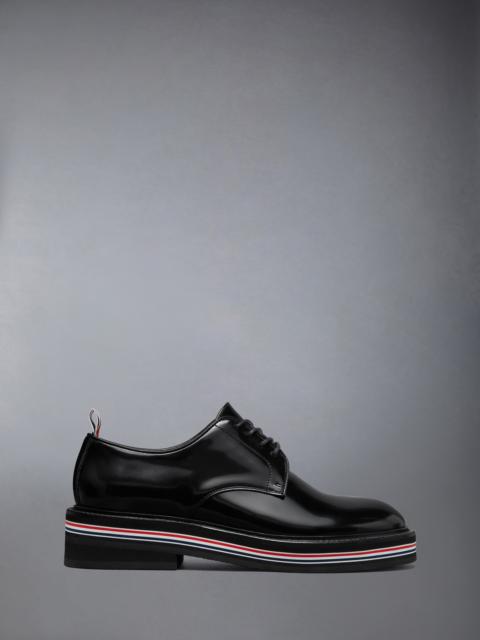 SOFT SPAZZOLATO RUBBER SOLE UNIFORM DERBY