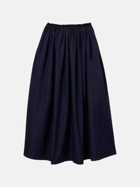 Chiara cotton midi skirt