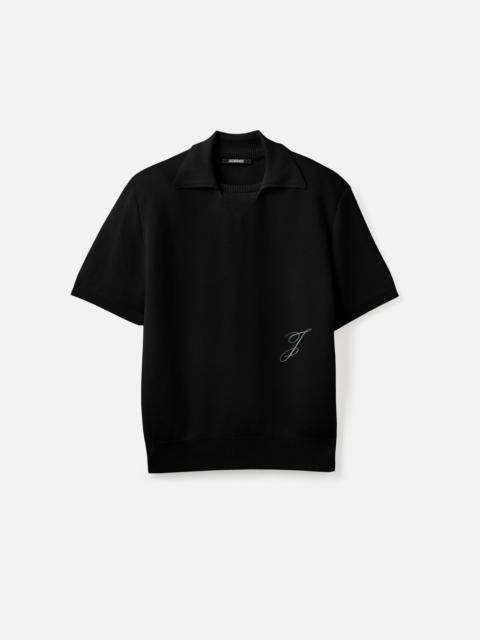 The J knit polo