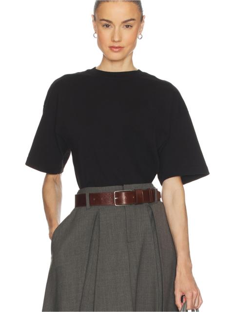 The Sculpted Tee in Thick Jersey