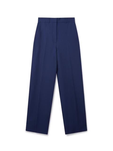 Navy Wide Leg Trousers