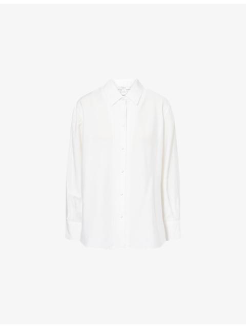 Relaxed-Fit Classic-Collar Woven Shirt