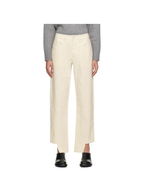 Off-White Stepped Cuff Trousers
