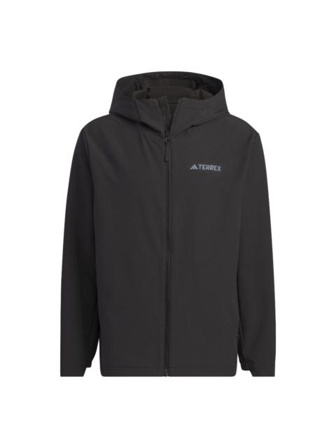 adidas Brushed Soft Shell Jackets 'Black' IL9011