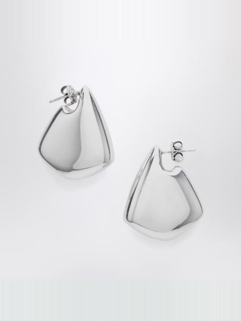 Sterling silver small Fin earrings