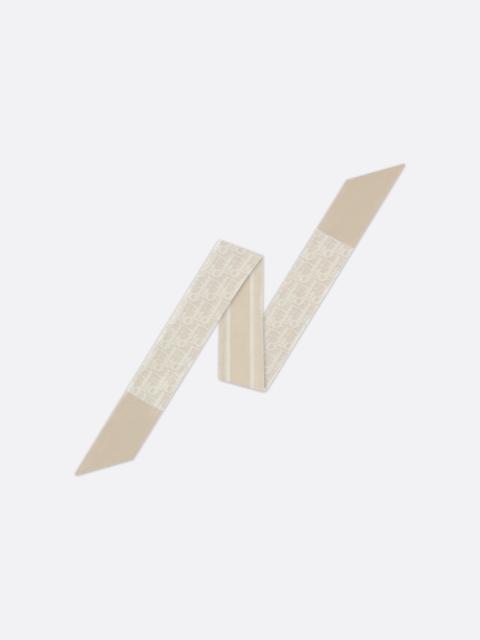 Dior Oblique Natte Mitzah Scarf