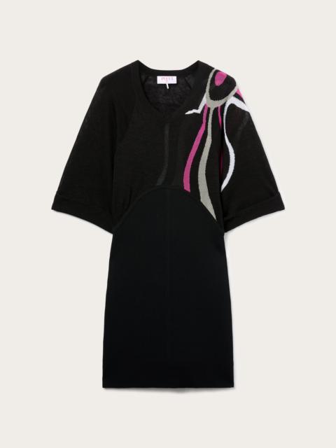 BODYCON DRESS WITH MARMO DETAIL