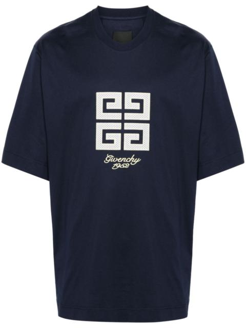 4G-motif cotton T-shirt