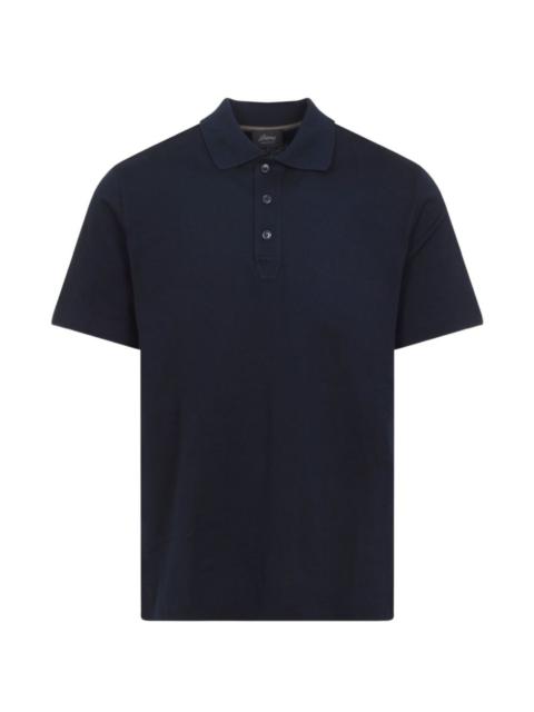 buttoned polo shirt