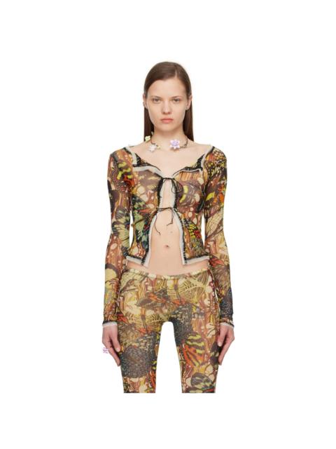 Yellow Butterfly Cardigan