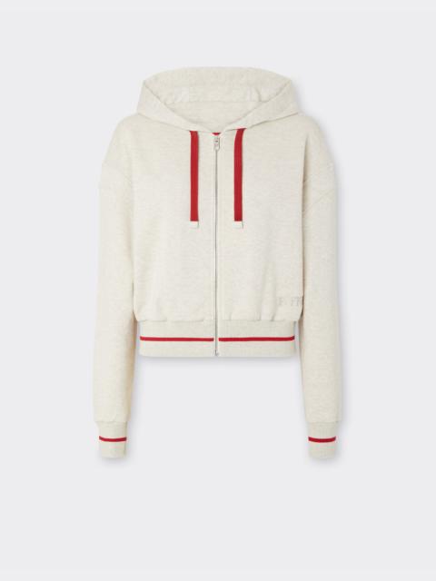 Melange cotton sweatshirt