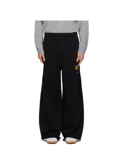 Black Label Patch Sweatpants