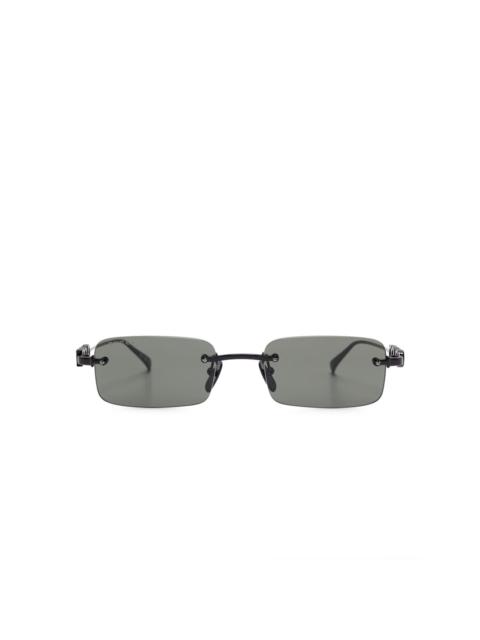 rimless sunglasses