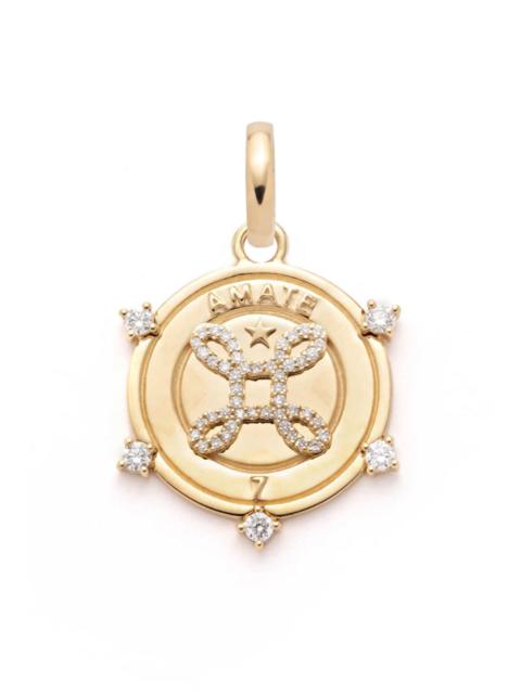 Diamond Amate Medium Medallion
