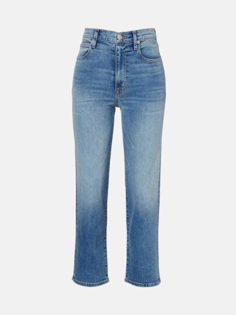 London cropped straight jeans
