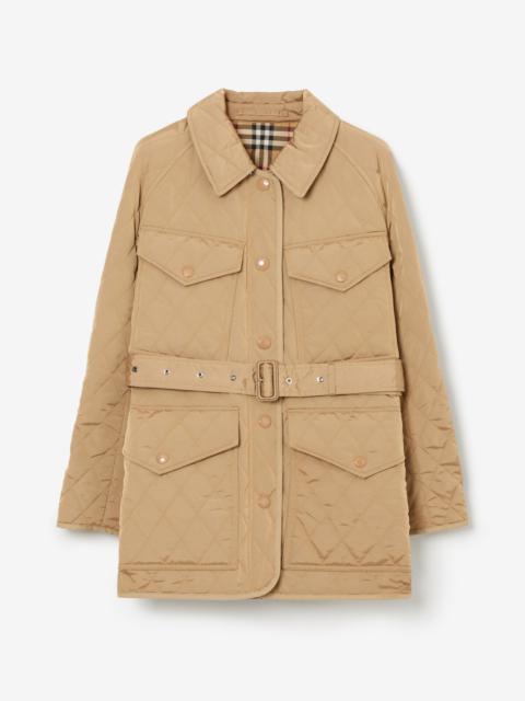 Diamond quilted thermoregulated field jacket online