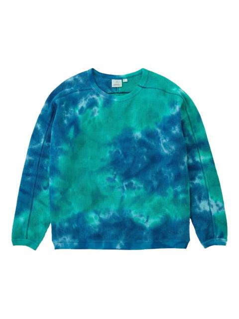 tie-dye crew-neck long-sleeve sweatshirt