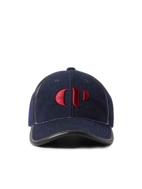 logo-embroidered baseball cap