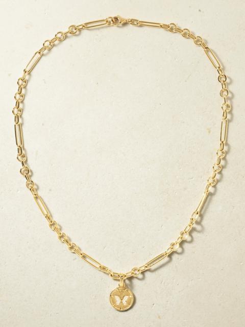 Reverie Small Mixed Clip 18-karat Gold Diamond Necklace