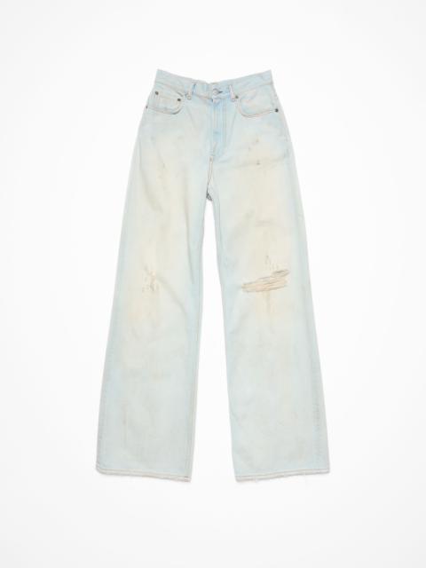 Relaxed fit jeans - 2022 - Light blue/white