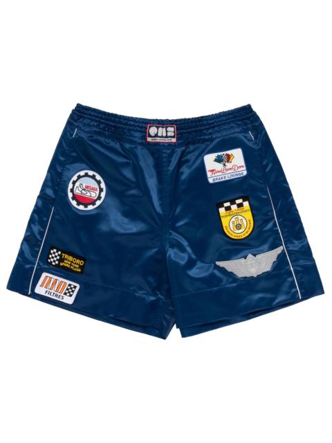 Aime Leon Dore Satin Pit Crew Short Navy