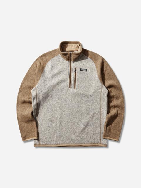 Men's Better Sweater 1/4-Zip Fleece Nautilus Tan