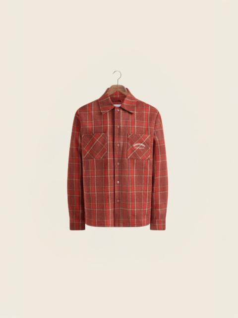 HEAVY WEIGHT PLAID OVERSHIRT