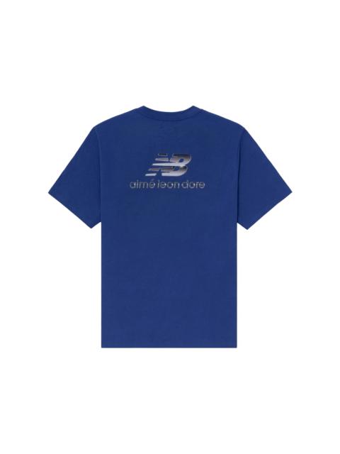 Aime Leon Dore x New Balance Logo Tee Blue