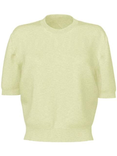 fine-knit T-shirt