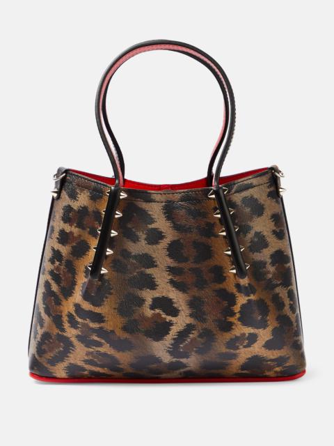 Cabarock Small leopard-print tote