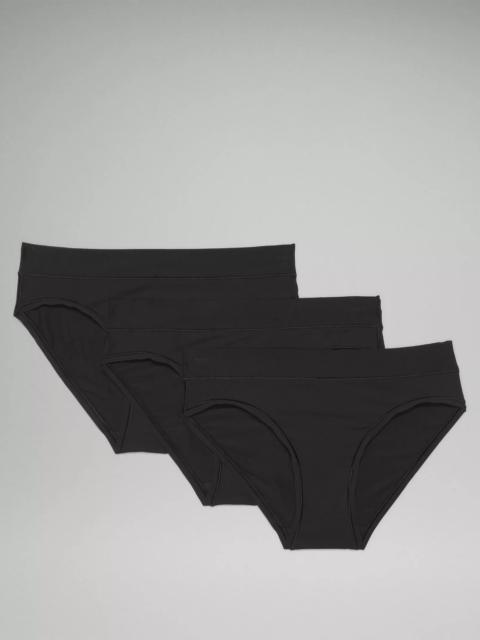 UnderEase Mid-Rise Bikini Underwear *3 Pack