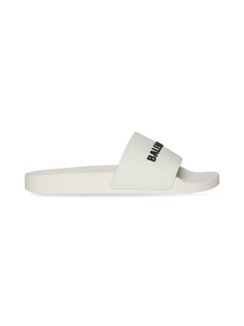 Women's Pool Slide Sandal in Beige