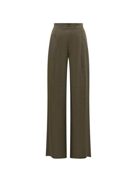 Msecono high-waisted wool trousers