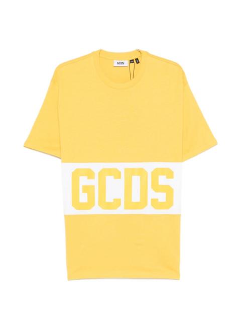 logo striped T-shirt