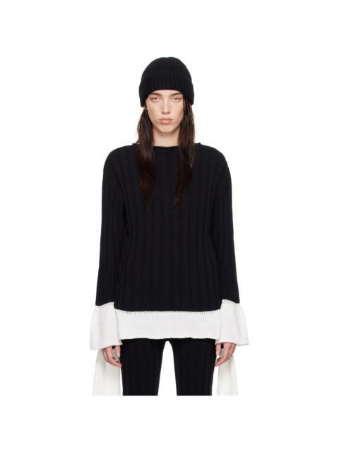 Black 'Behind The Scenes' Sweater