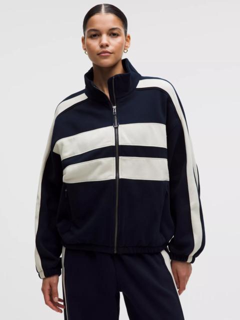 Women's Steady State Oversized Funnel Full Zip *Stripe