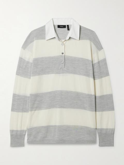 Striped Cotton-blend Shirt