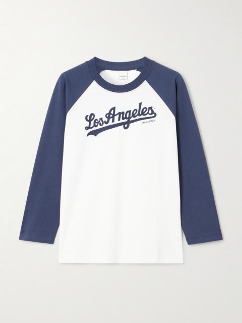 + La Dodgers Printed Cotton-jersey T-shirt