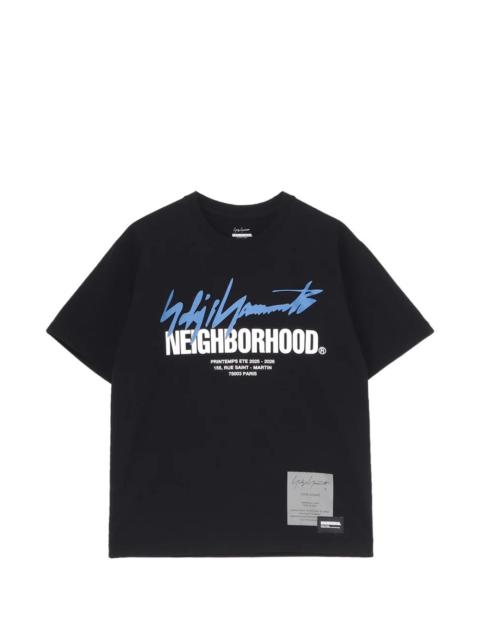 x Neighborhood logo-print T-shirt