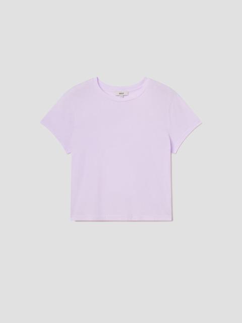 ADINE SHRUNKEN TEE IN LILAC