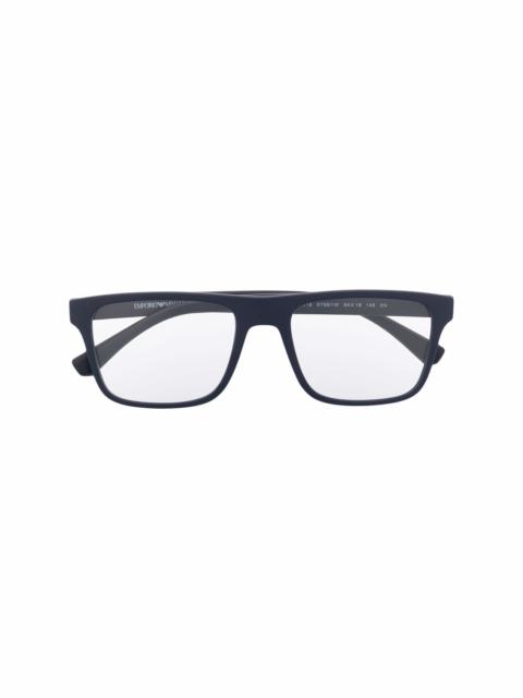 changeable-lense rectangular sunglasses