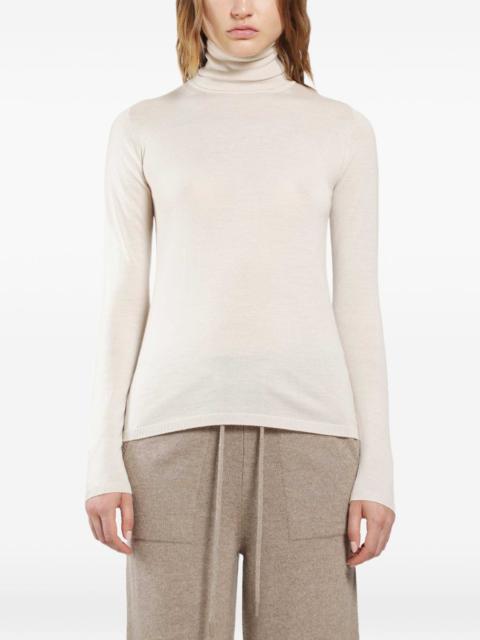 roll-neck virgin wool sweater