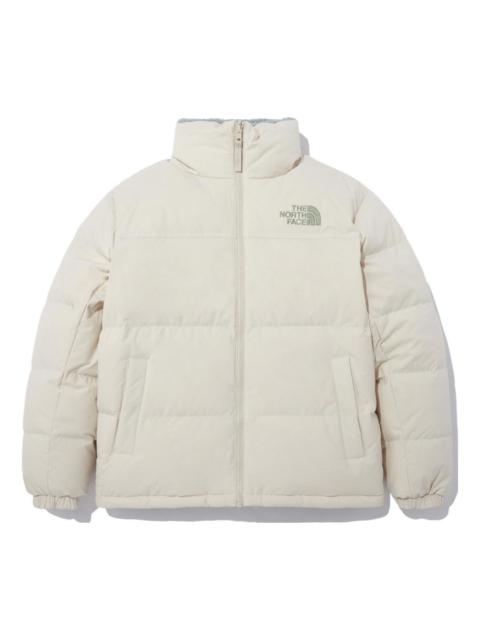 THE NORTH FACE Logo Winter Puffer Jacket 'Beige' NJ1DN77D